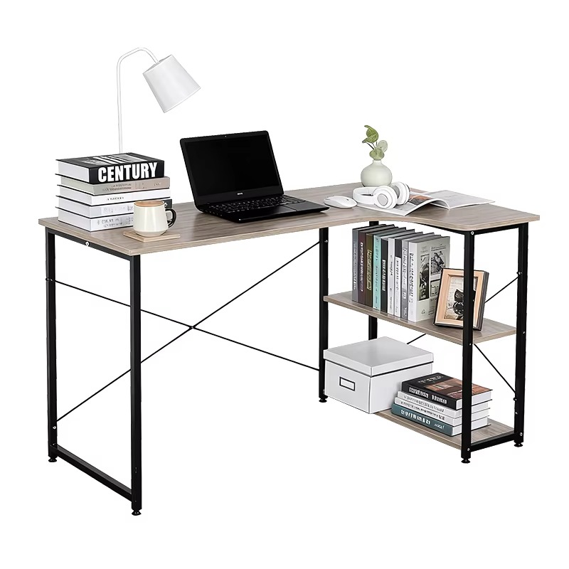 Home Office L Shaped Desk - L Shaped Corner Desk With Bookshelf