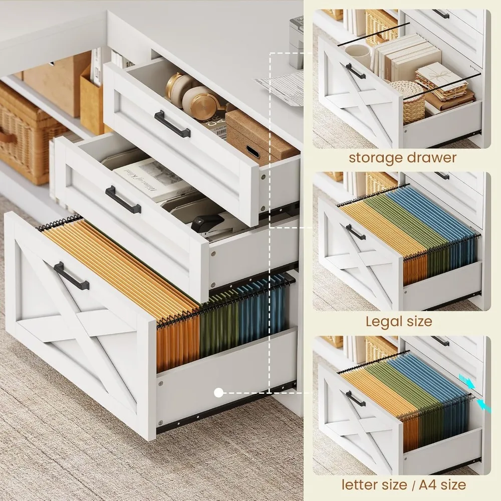 SEDETA Farmhouse L Shaped Offi - огляд і ціна Home Office L Shaped Desk