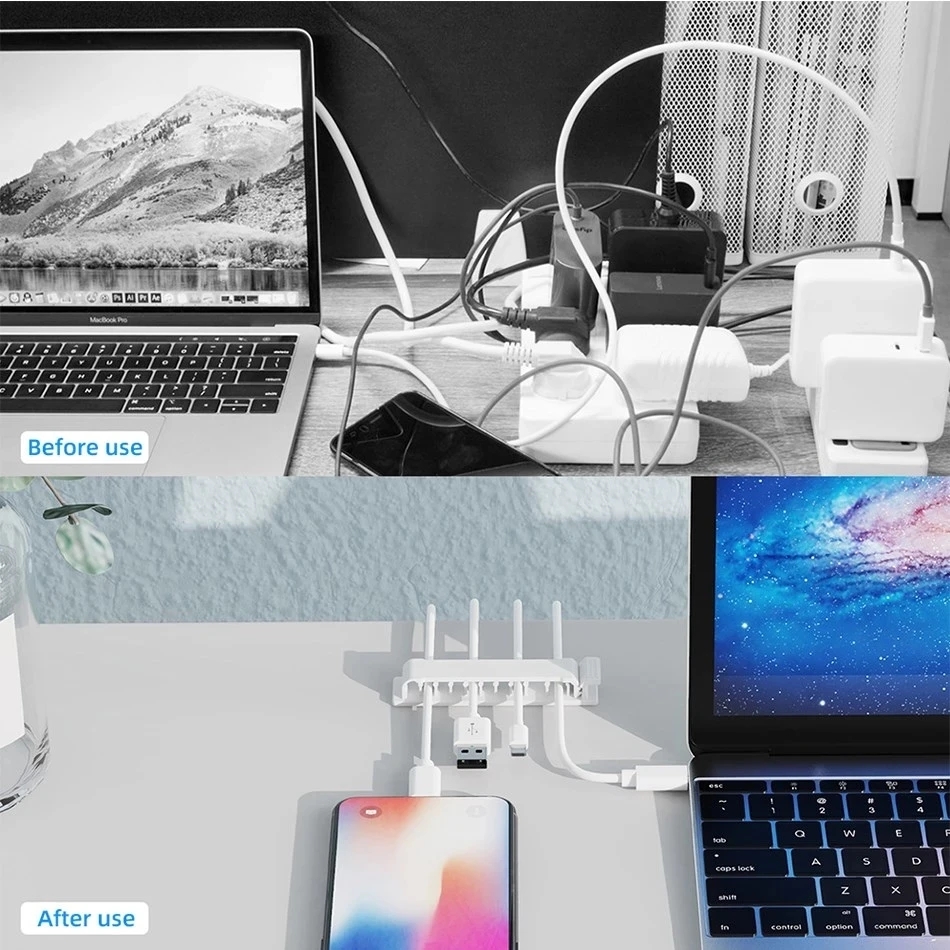Cable Organizer Self Adhesive  - огляд і ціна Cable Management Box