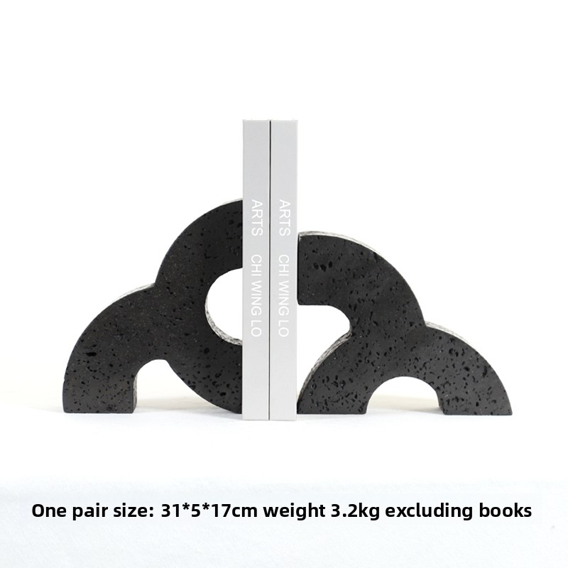 Modern Marble Bookends Heavy D - огляд і ціна Home Office With Library