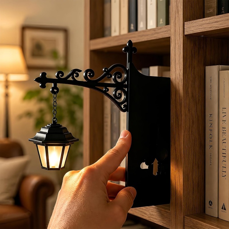 Mini Vintage Library Lantern B - огляд і ціна Home Office With Library