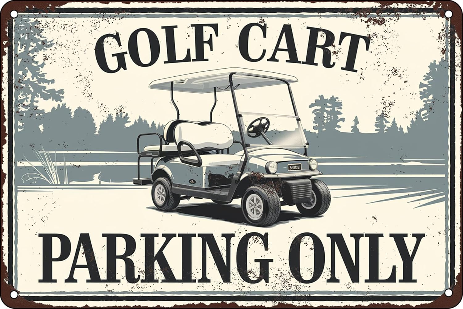 Golf Cart Parking Only Course  - огляд і ціна Home Office With Library