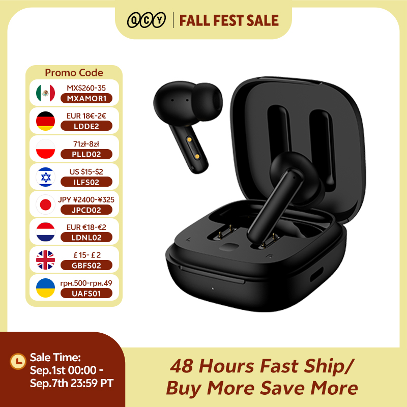 QCY T13 ANC Wireless Earphones - огляд і ціна Home Office Headset