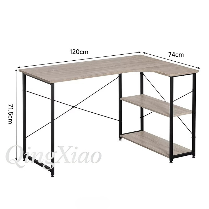 L Shaped Corner Desk With Book - огляд і ціна Home Office L Shaped Desk