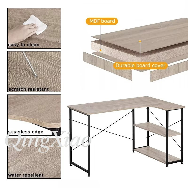 L Shaped Corner Desk With Book - огляд і ціна Home Office L Shaped Desk