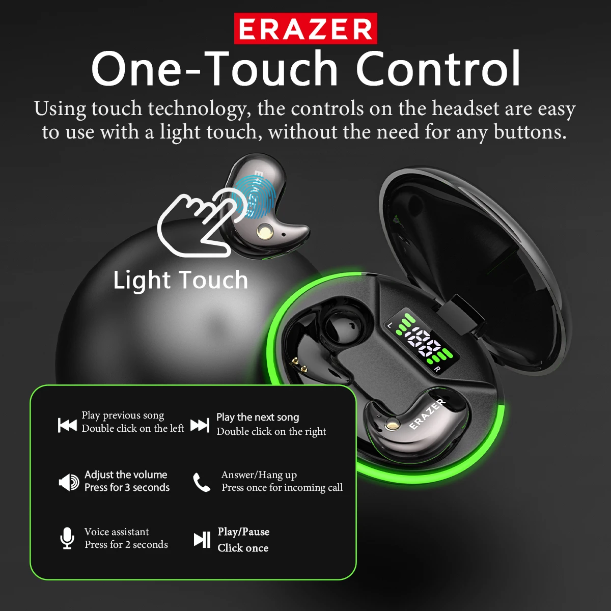 EARZER XF58 In-Ear Bluetooth H - огляд і ціна Home Office Headset
