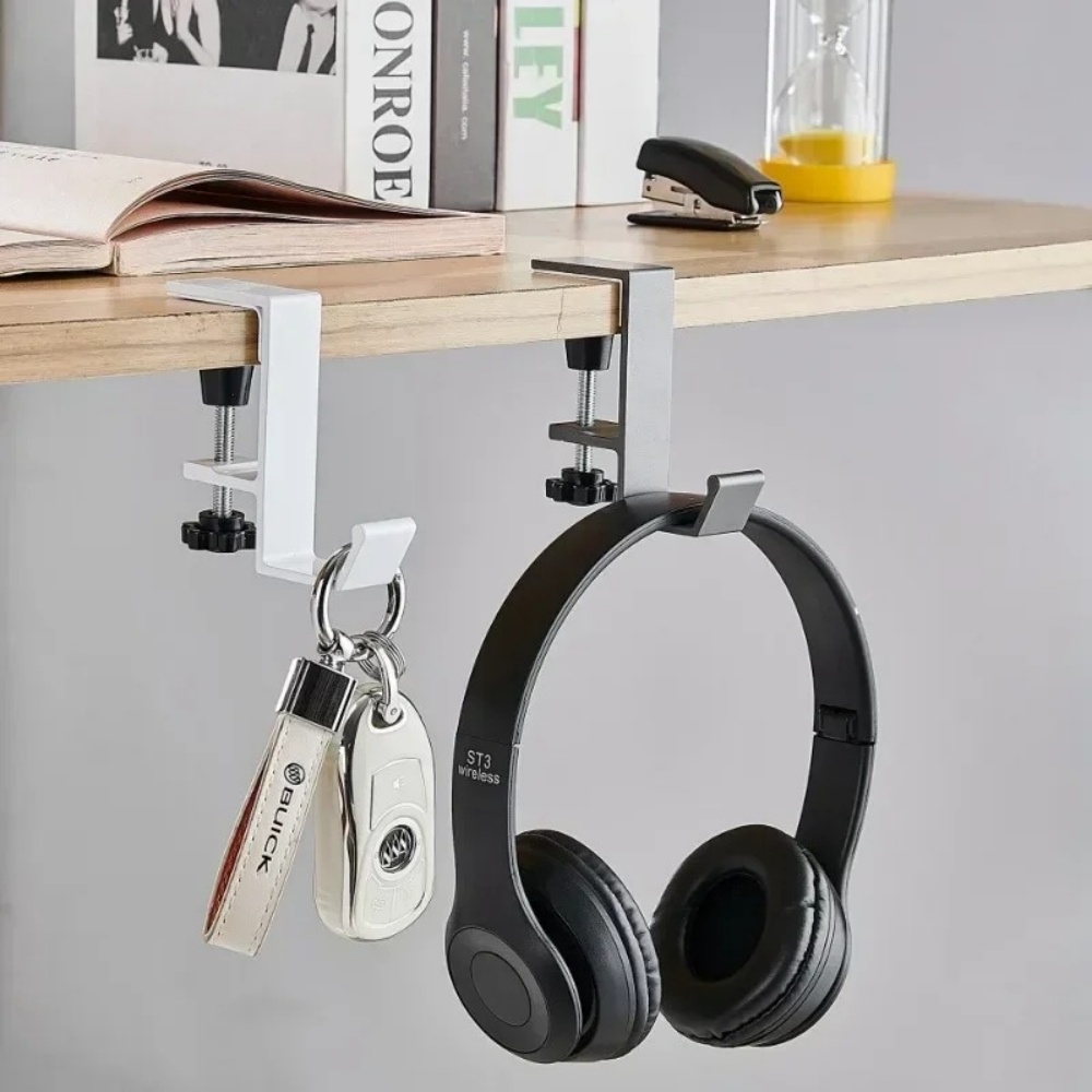 1/2pc Adjustable Desk Edge Hoo - огляд і ціна Home Office Headset