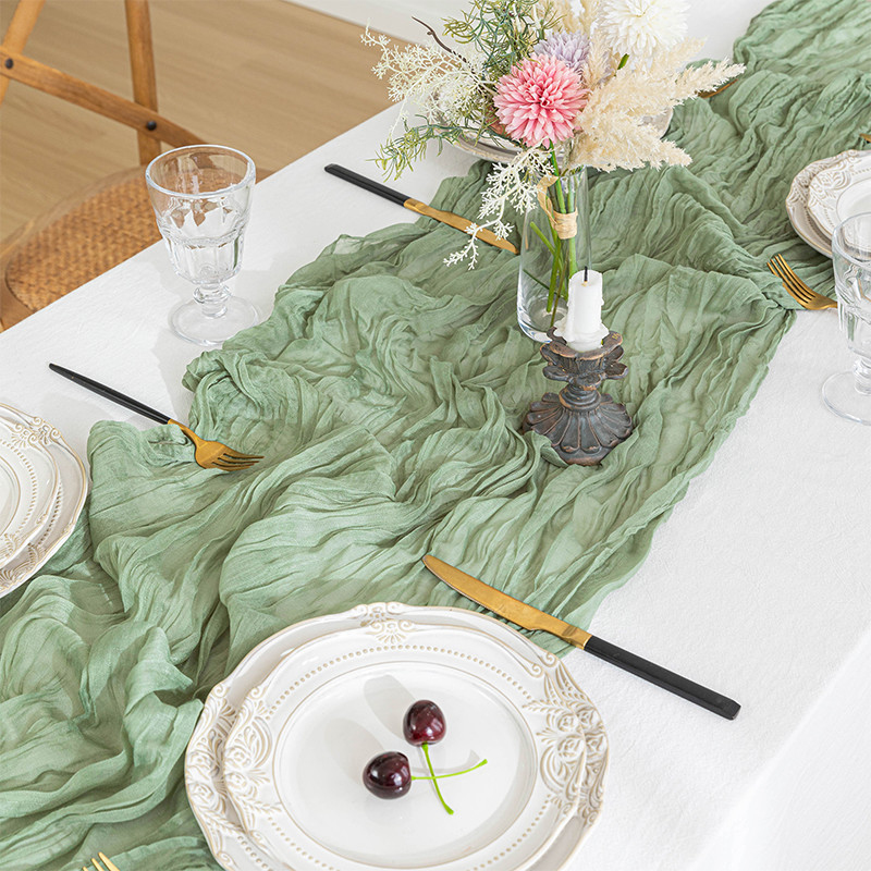 Bali gauze crinkled table runn - огляд і ціна Home Office Bali